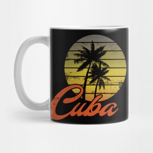 Cuba Vintage Retro 70s Throwback Surf Mug